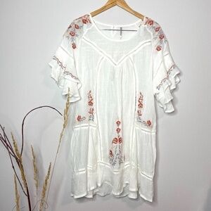 NWT - Monoreno Boho Oversized Sheer Dress